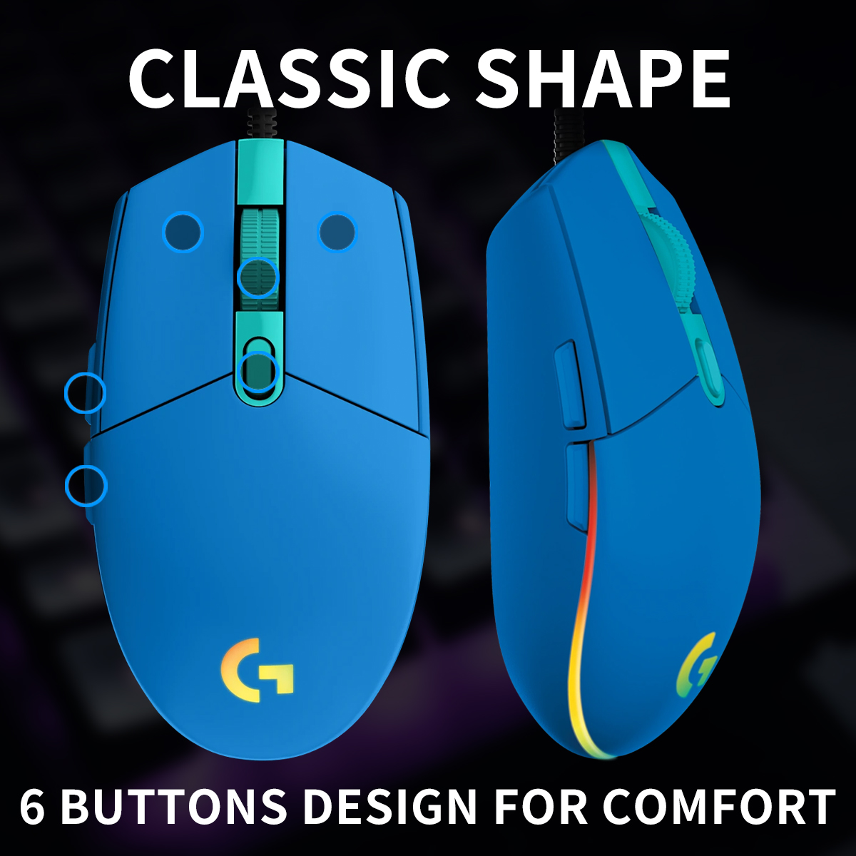 Logitech G203 LIGHTSYNC – kabe – Logitech Mouse G203 Bewertung und Preis