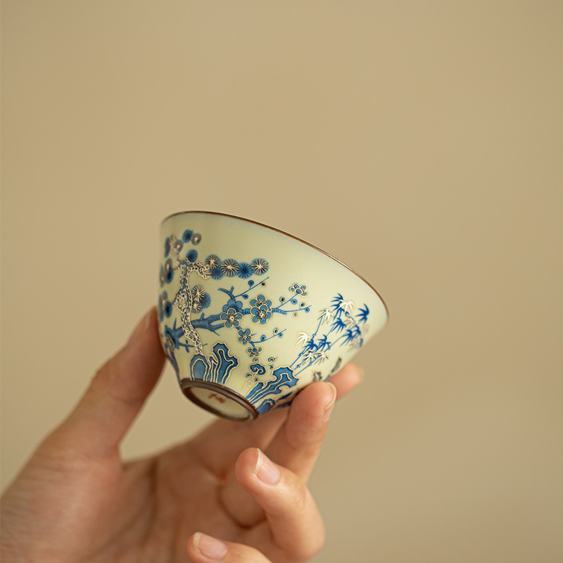 Jingdezhen Handbemalte Blau-We – Office Technician Bewertung und Preis